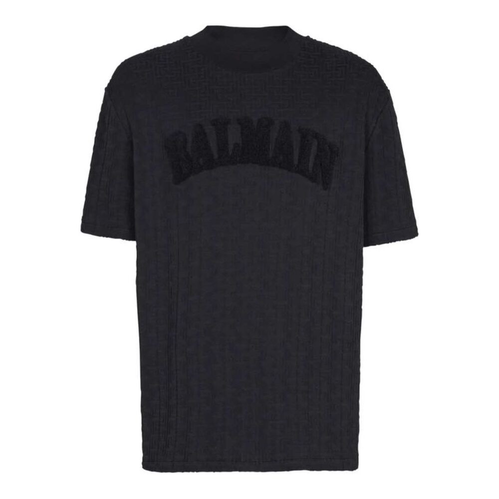 Balmain Men T-Shirt With Pb Monogram